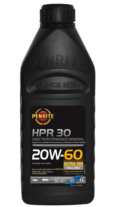 Penrite HPR 30 SAE 20W-60 Engine Oil 1L