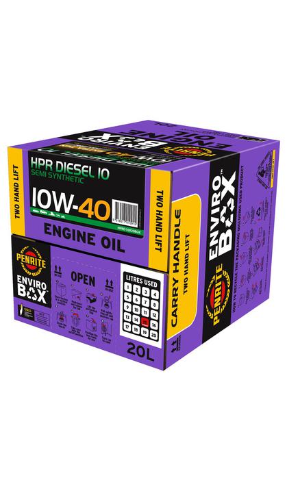 Penrite HPR Diesel 10 SAE 10W-40 Engine Oil Enviro Box 20L