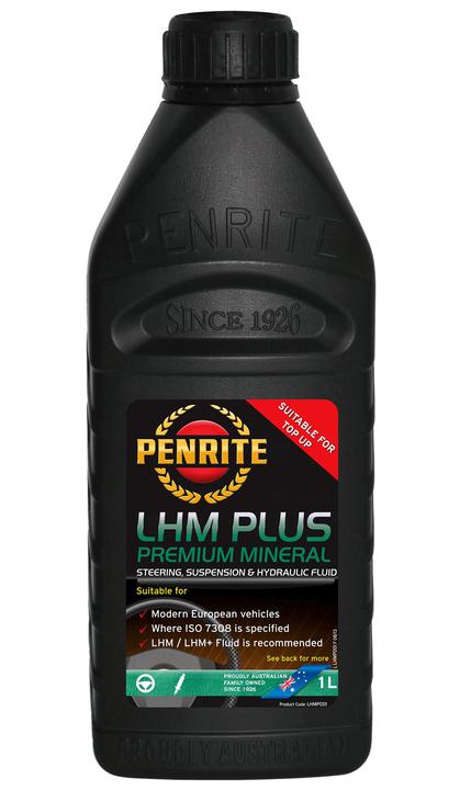 Penrite LHM Plus Steering & Suspension Hydraulic Fluid 1L LHMP001