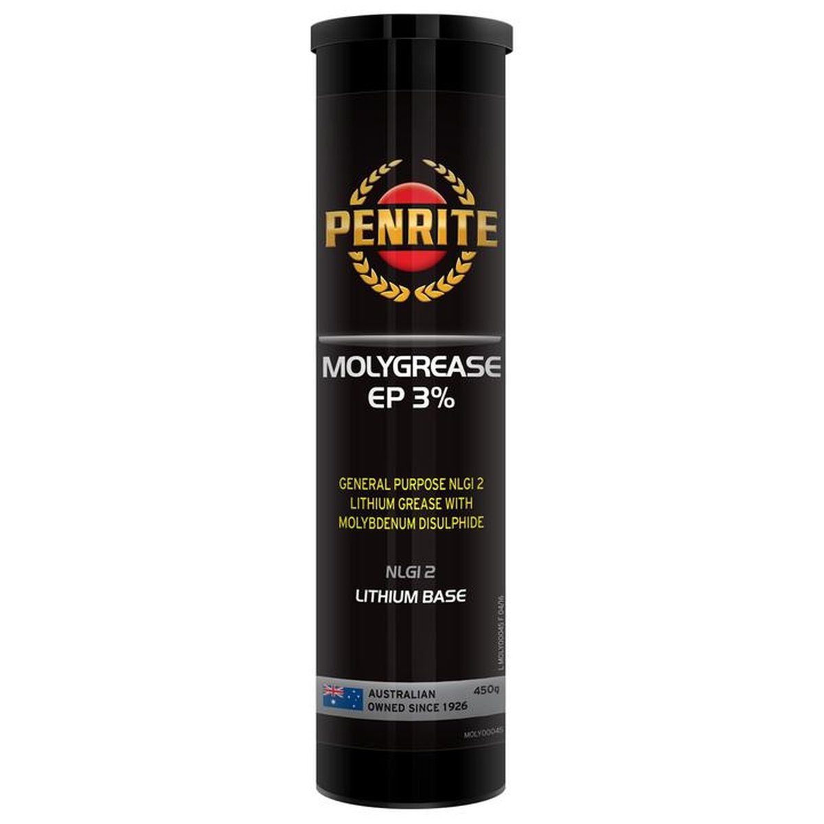 Penrite Molygrease EP 3% NLGI 2 450g Cartridge MOLY00045