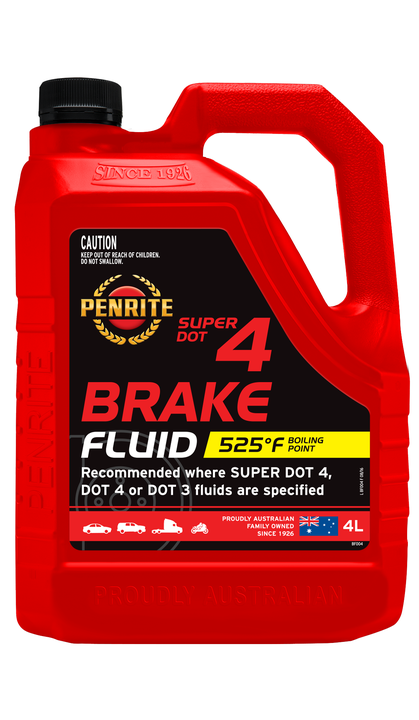 Penrite Brake Fluid Super DOT 4 4L BF004