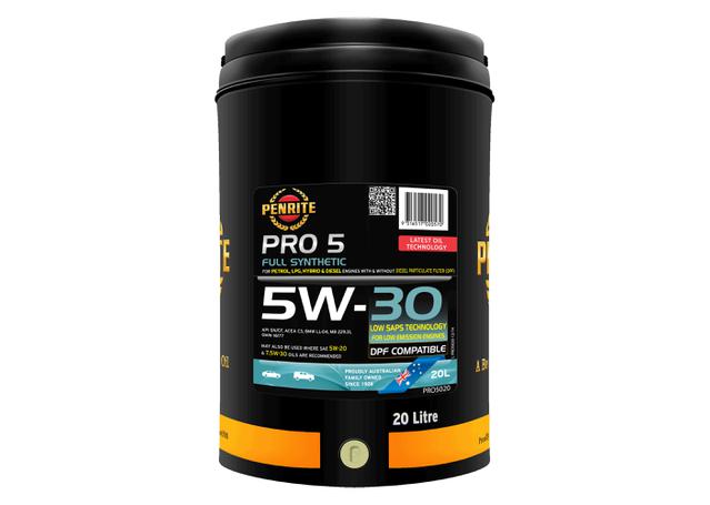 Penrite PRO 5 5W-30 Engine Oil 20L