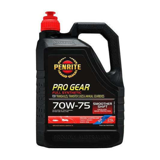 Penrite Pro Gear 70W-75 Gear Oil 2.5L