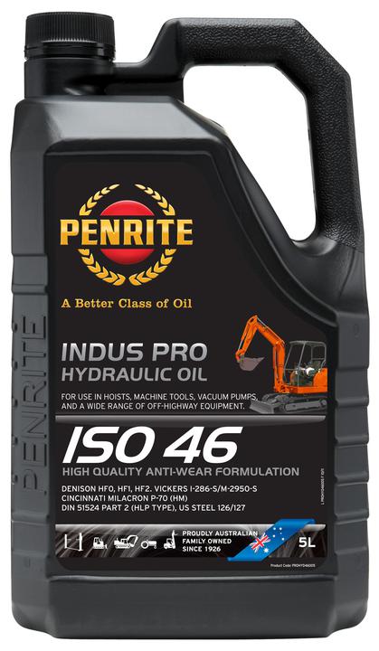 Penrite Indus Pro Hydraulic 46 ISO 46 Hydraulic Oil 5L