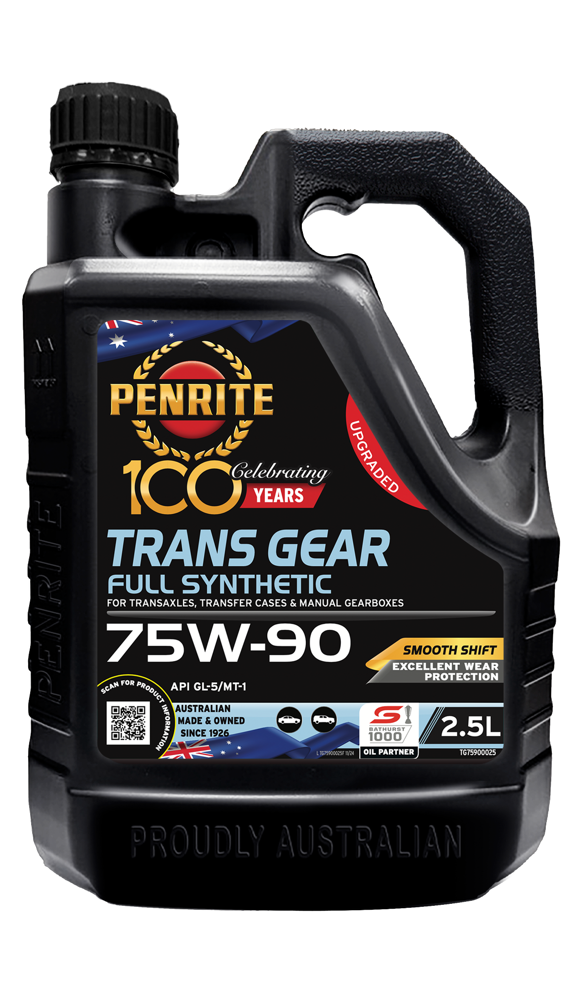 Penrite Trans Gear SAE 75W-90 Full Synthetic Engine Oil 2.5L TG75900025