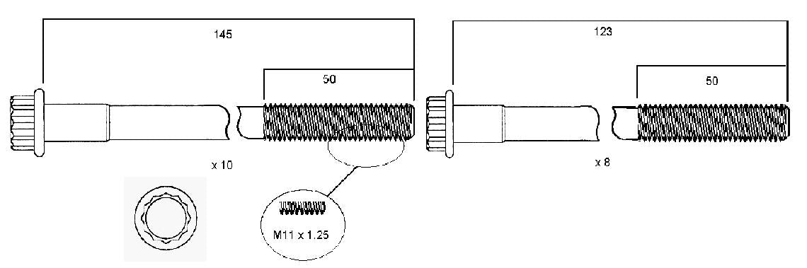 Permaseal Head Bolt Set HBS004