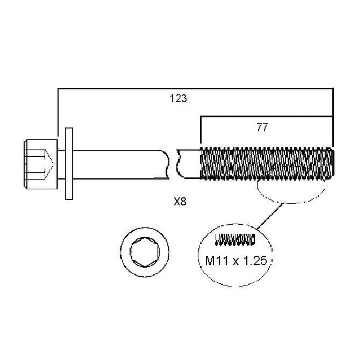 Permaseal Head Bolt Set HBS056H