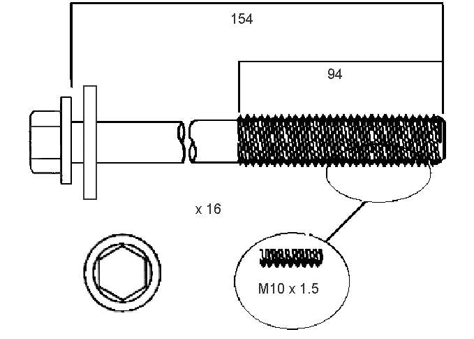 Permaseal Head Bolt Set HBS066