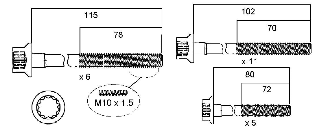 Permaseal Head Bolt Set HBS138