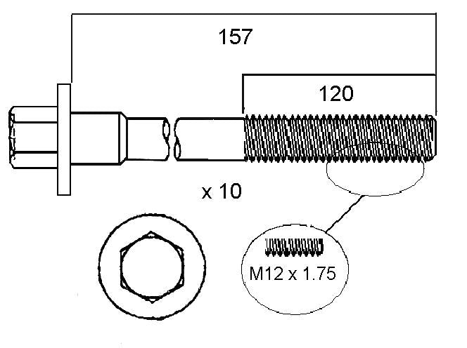 Permaseal Head Bolt Set HBS148