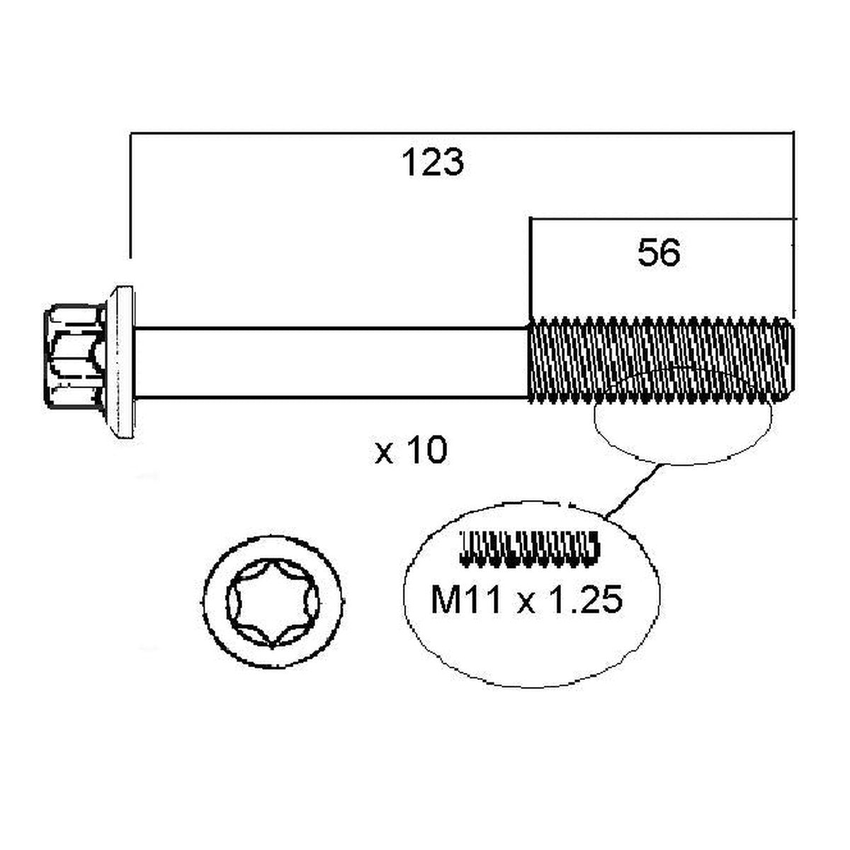 Permaseal Head Bolt Set HBS184