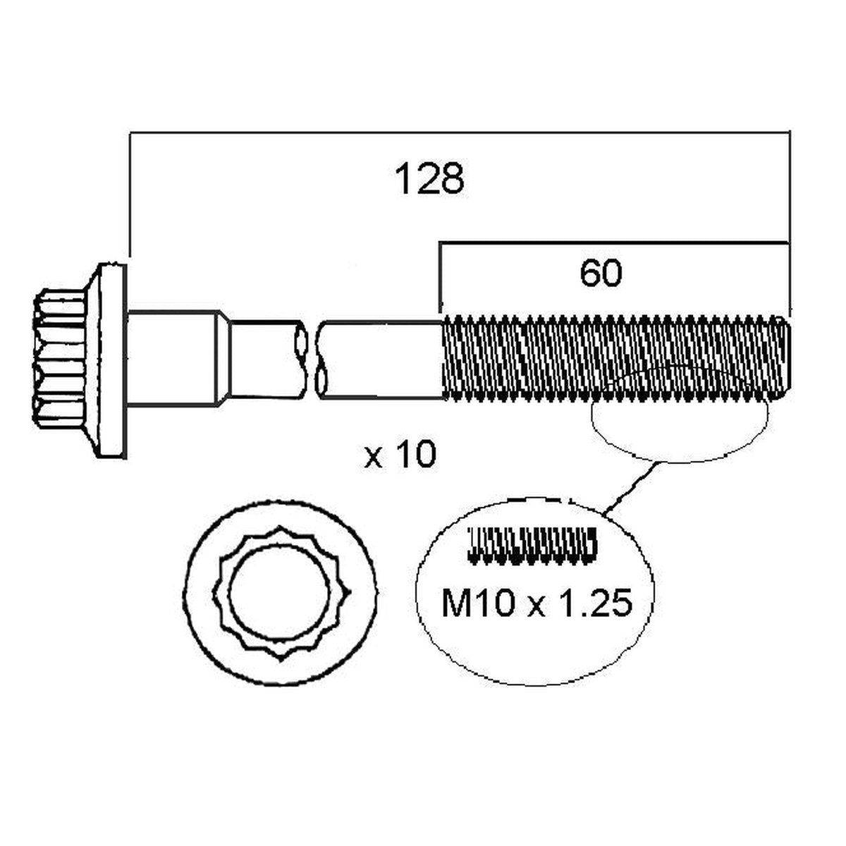 Permaseal Head Bolt Set HBS189