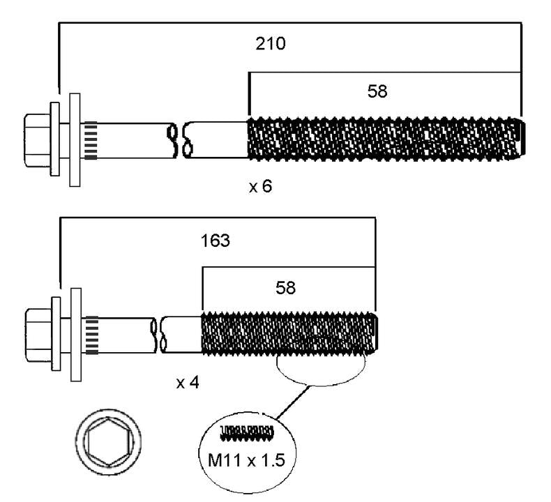Permaseal Head Bolt Set HBS203