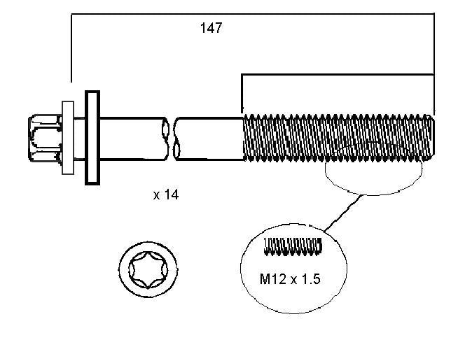 Permaseal Head Bolt Set HBS234