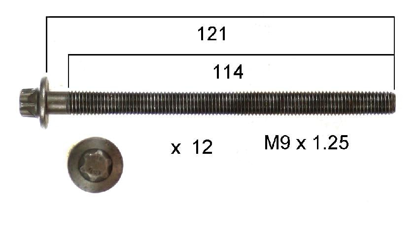 Permaseal Head Bolt Set HBS279