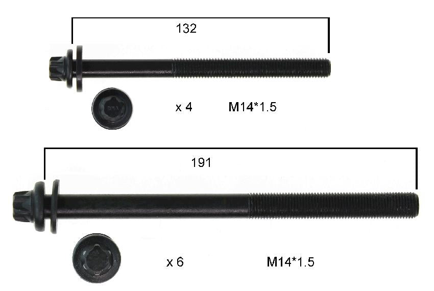 Permaseal Head Bolt Set HBS345