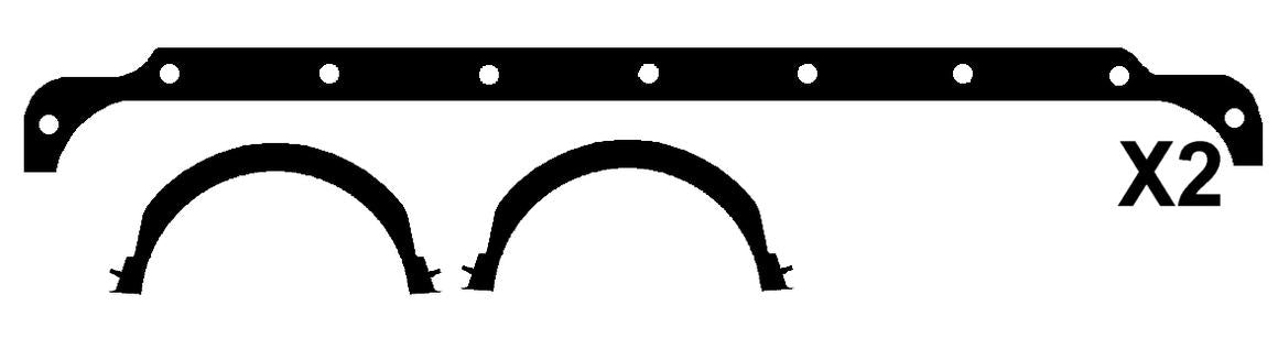 Permaseal Oil Pan Gasket Set HC317
