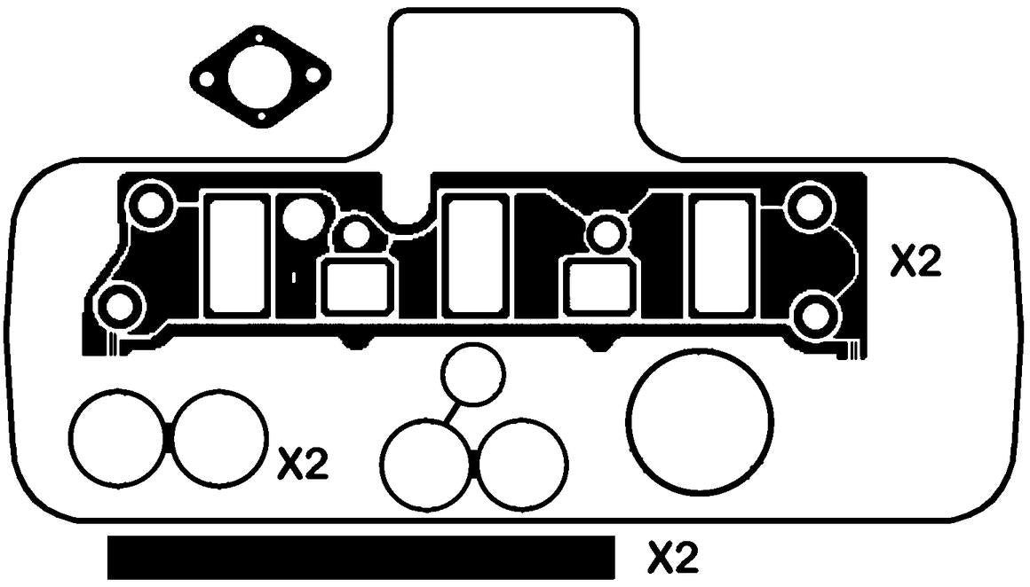 Permaseal Manifold Gasket Set MS3117K