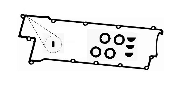Permaseal Valve Cover Gasket Kit RC3207K