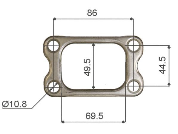 Permaseal Turbo Flange Gasket TUR001