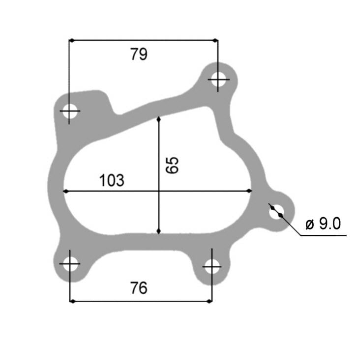 Permaseal Turbo Outlet Gasket TUR061