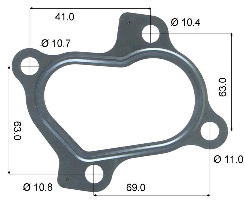 Permaseal Turbo Outlet Gasket TUR099