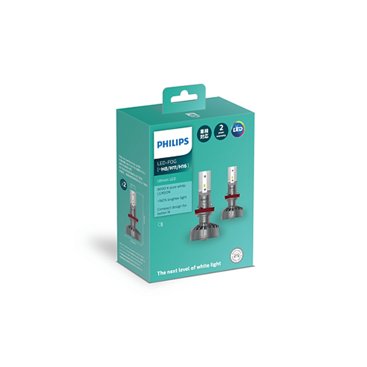 Philips Ultinon LED Fog Light Globe (2Pk) 11366ULX2