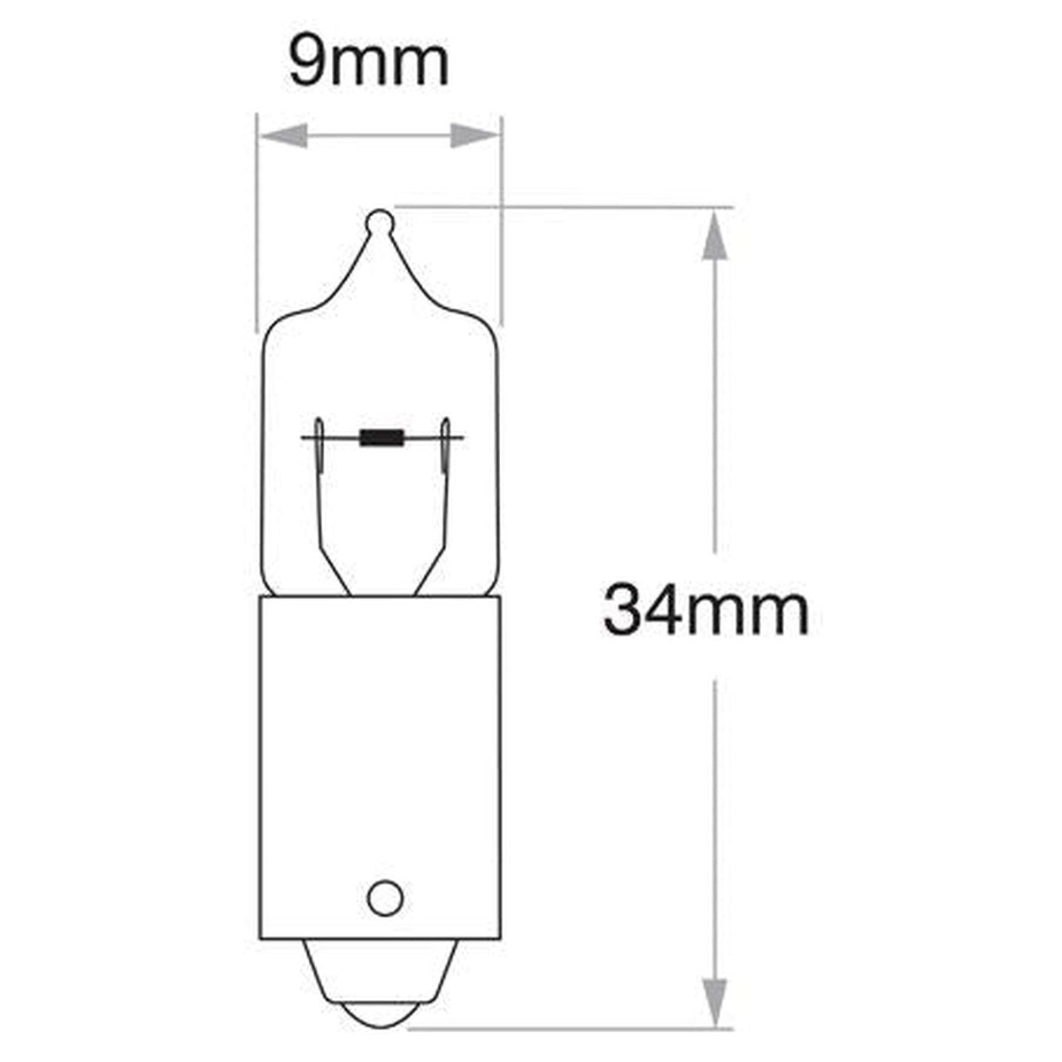 Philips Standard Bayonet Globe 12V 6W 12036B2