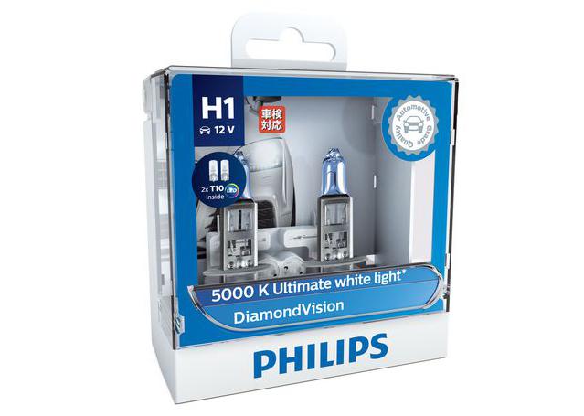 Philips 12258DVSL - Diamond Vision P14.5S Globe 12V 55W (2Pk)