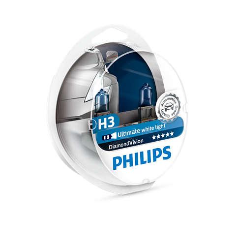 Philips Diamond Vision H3 Globe 12V 55W (2Pk) 12336DVS2