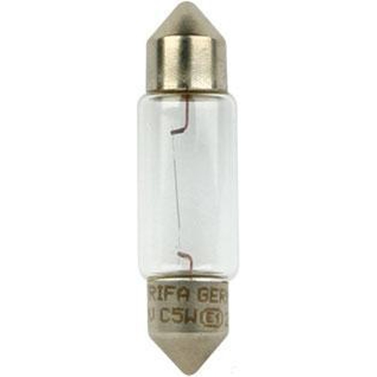 Philips Standard Festoon Globe 41x10mm 12V 5W (10Pk) 12864