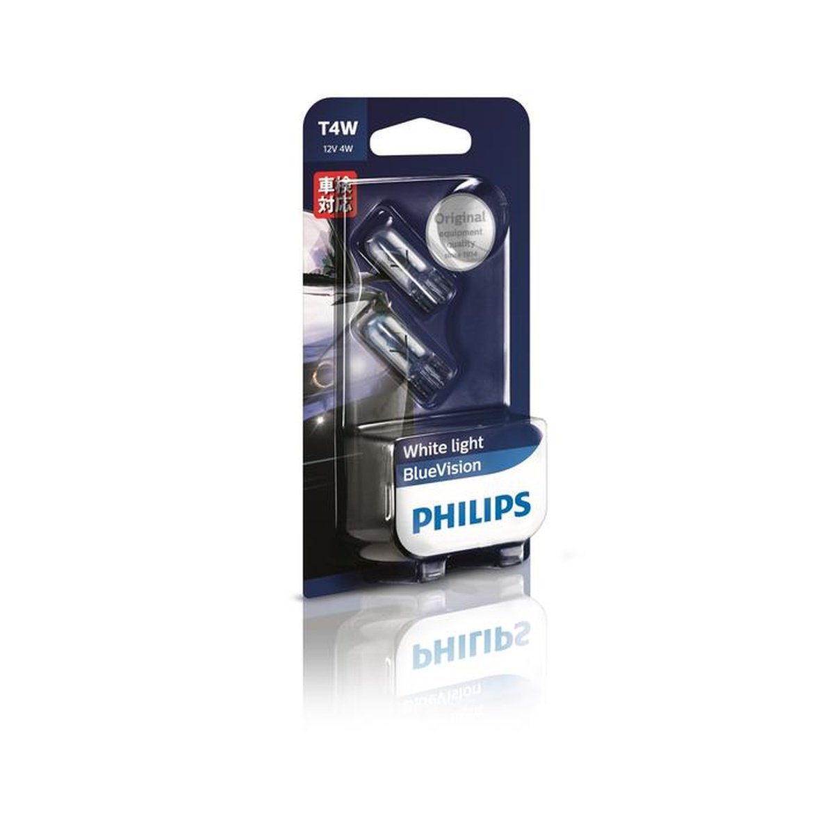 Philips Bayonet Globe 12V 4W (2Pk) 12929BVB2
