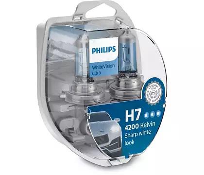 Philips Ultra H7 Globe 12V 55W W/V White Output 12972WVUSM