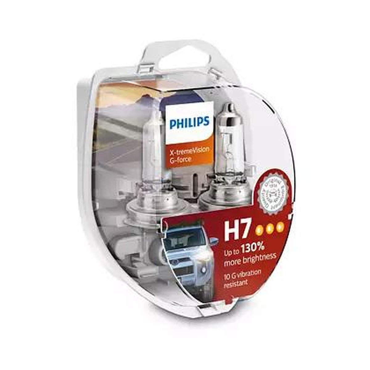 Philips X-treme Vision G-force H7 Globe 12V 55W X/V (2Pk) 12972XVGS2