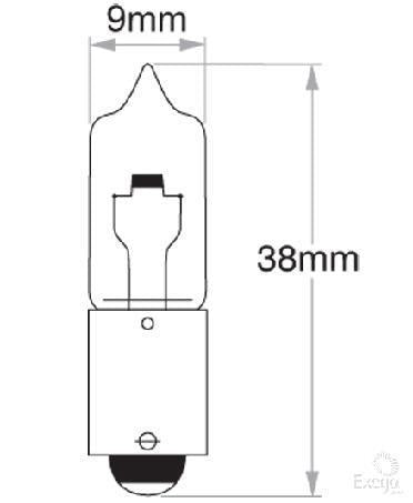 Philips Standard Bayonet Globe 24V 21W 24356