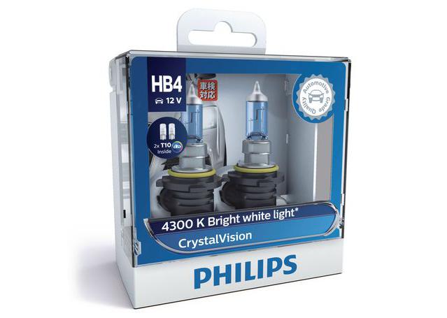 Philips 9006CVSL - Crystal Vision HB4 Globe P22D 12V 55W