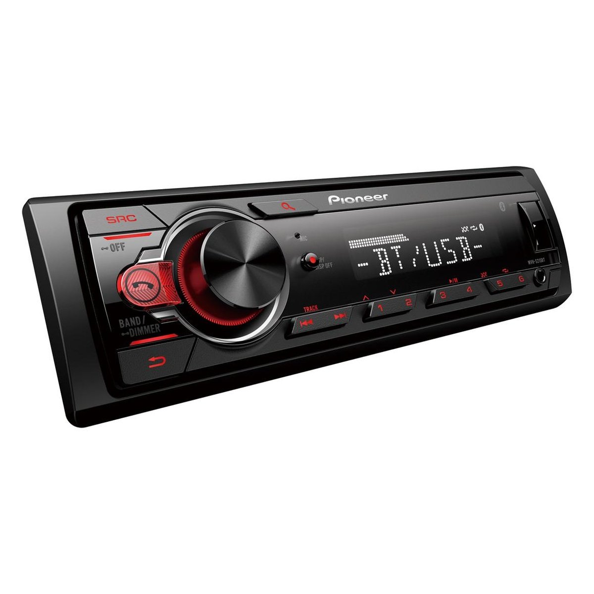 Pioneer MVH-S215BT AM/FM/USB/AUX/Bluetooth Receiver Car Stereo
