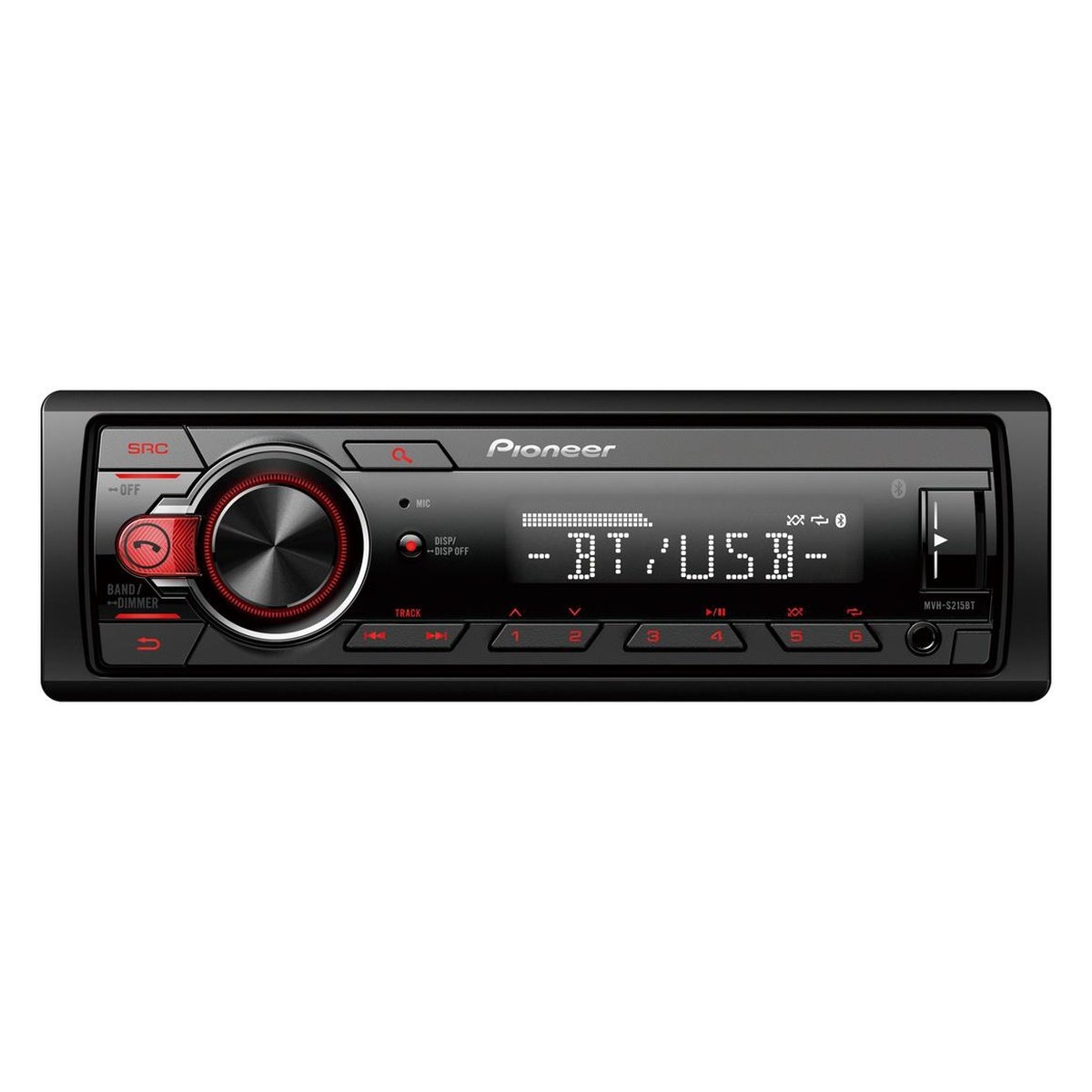 Pioneer MVH-S215BT AM/FM/USB/AUX/Bluetooth Receiver Car Stereo