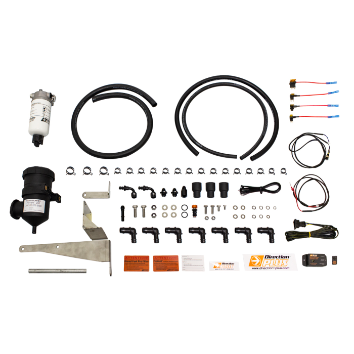Direction Plus Jeep Wrangler JK 2.8L PreLine Plus Fuel Filter & ProVent Catch Can Kit PLPV633DPK