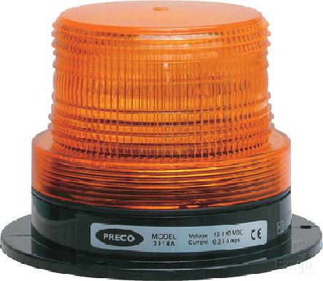 Preco Strobe Amber 12 to 110V 80 FPM Permanent Mount ACX2200