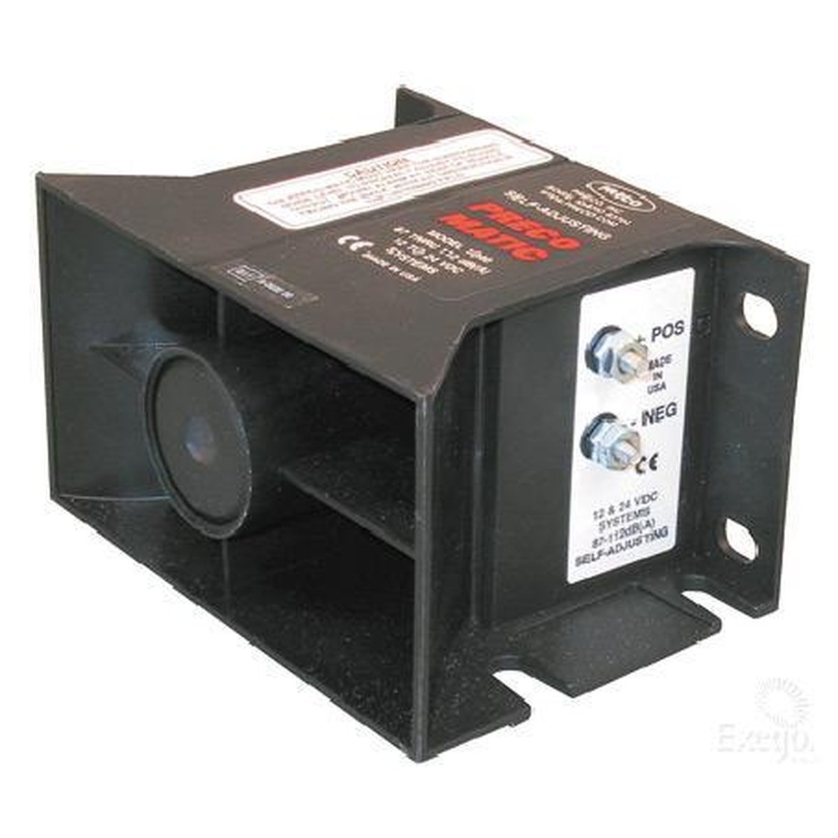 Preco Back Up Alarm Beep Tone 12 or 24V 87-112db Self Adjusting 127x97x88mm ACX5008