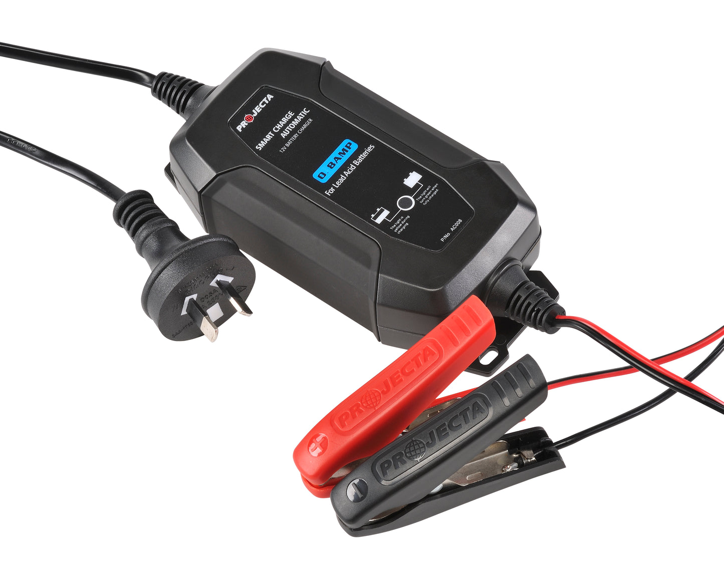 Projecta 0.8A 12V 4 Stage Batt. Chrgr AC008