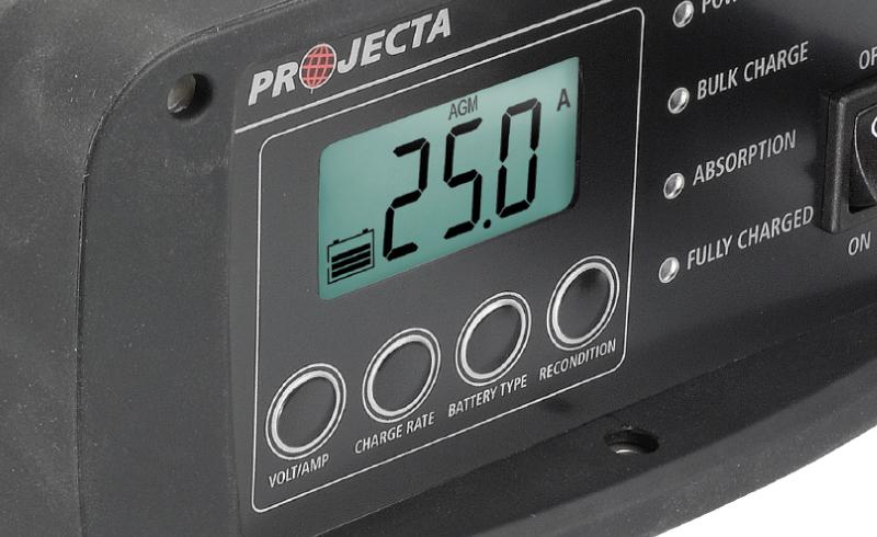 PROJECTA Intelli-Charge 25A 12V Battery Charger 7 Stage Auto IC2500W