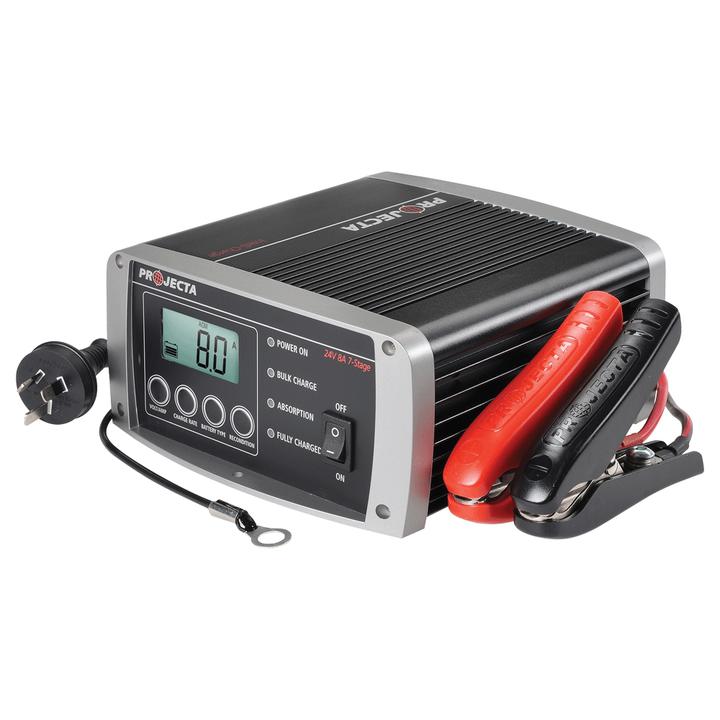 PROJECTA Intelli-Charge 8A 24V Battery Charger 7 Stage Auto IC800-24