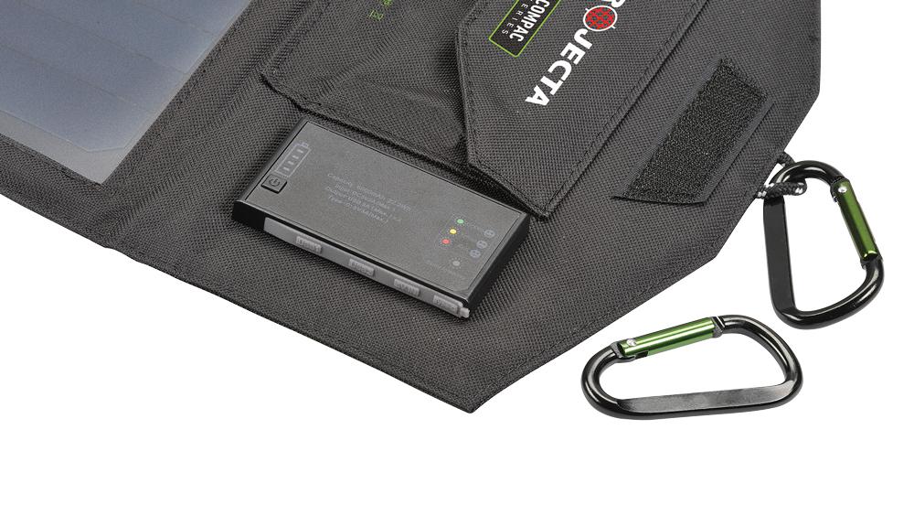 PROJECTA COMPAC Series Personal Mobile Folding 15W Solar Blanket with Power Bank