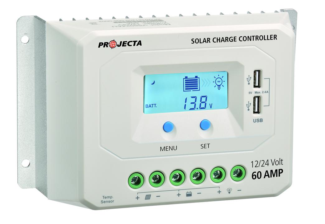 PROJECTA 60A 12/24V Solar Charge Controller 4 Stage Auto SC260