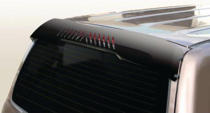 Protective Plastics Dust Deflector Tinted Rear fits Land Cruiser Sahara 80 Series 2pc suits Barn Door T175RDD2