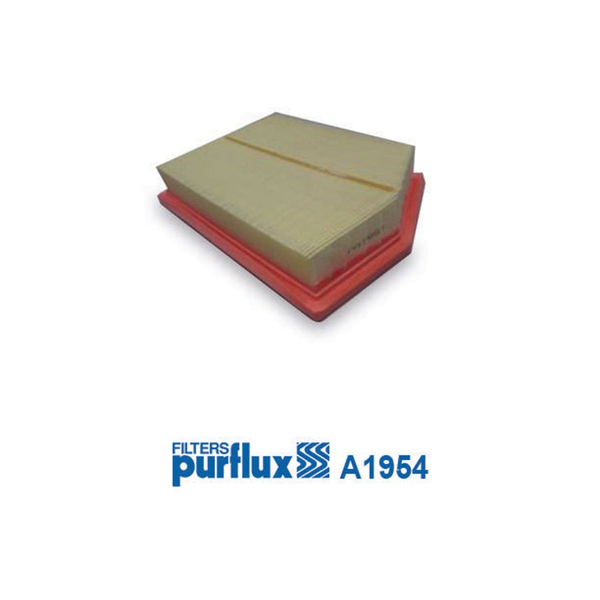 Purflux Air Filter 268x185x44mm A1954