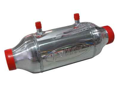 PWR Liquid To Air Barrel Intercooler 200x200mm 4" Outlets PWI5207
