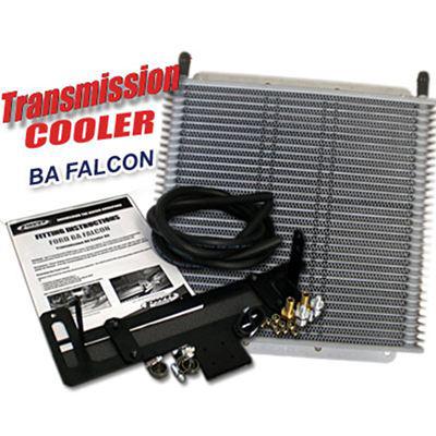 PWR Transmission Oil Cooler Kit fits Ford Falcon BA (280x255x19mm 3/8") PWO6115